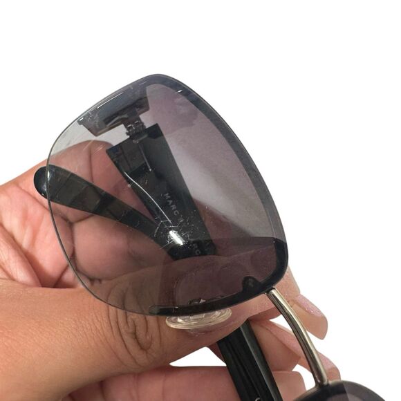 Marc By Marc Jacob Sunglasses MMJ 079/S Half Rim 0NQB5M 5915135 Unisex Rectangle - Picture 13 of 14